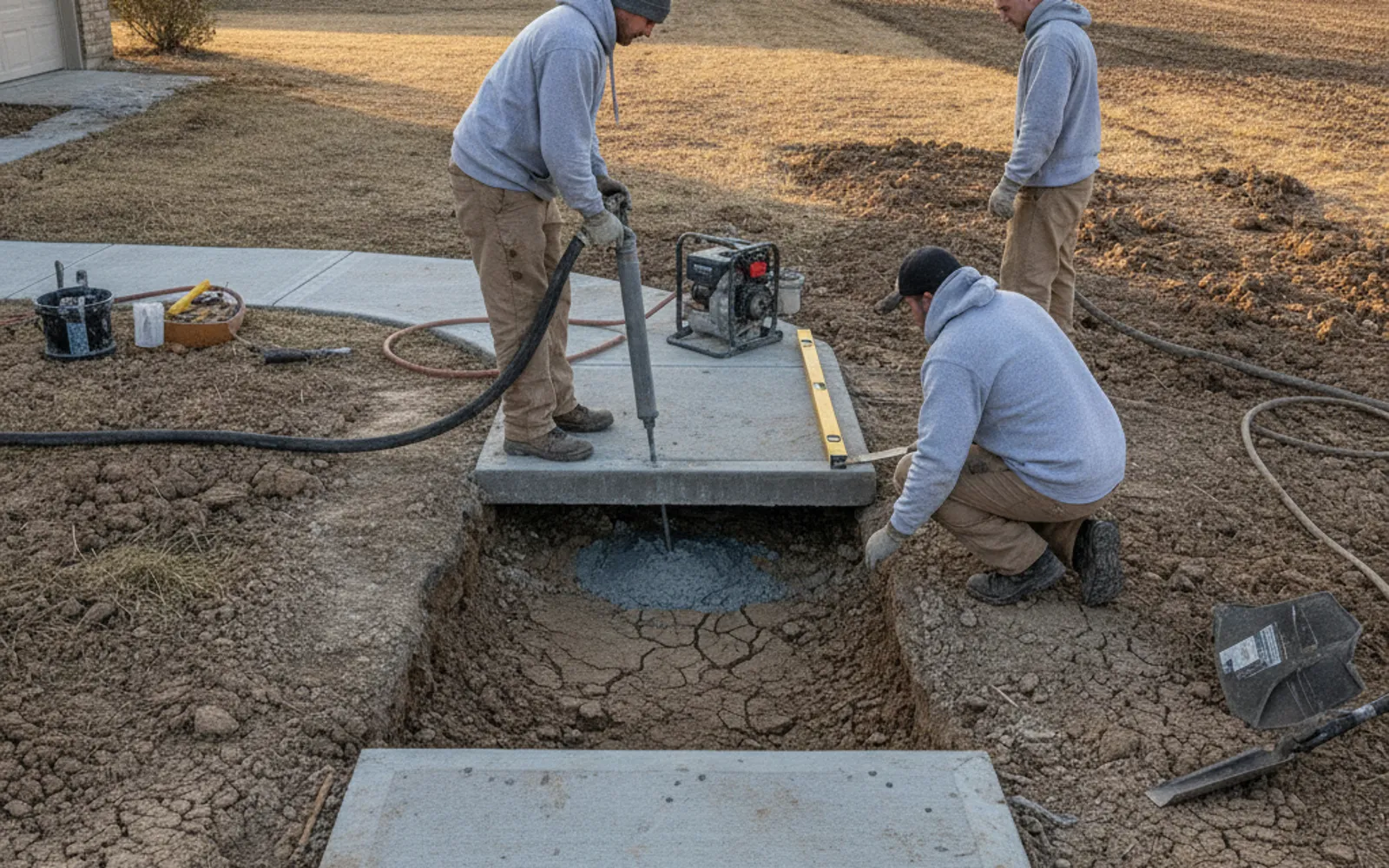 Concrete Leveling Wichita KS